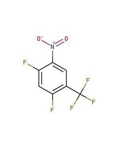 Astatech 1,5-DIFLUORO-2-NITRO-4-(TRIFLUOROMETHYL)BENZENE, 95.00% Purity, 0.25G